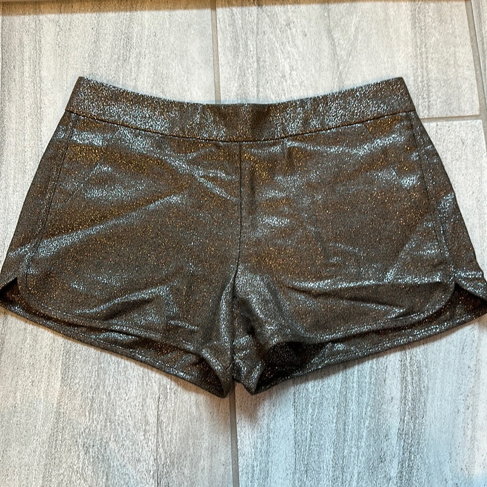French Connection Shiny Shorts. Size 6